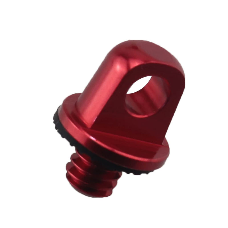 1/4inch Camera Screw ZCZQC 2PCS 1/4-20 Quick Install Metal Screws Connecting Adapters for Camera Neck Wrist Strap Sling Red