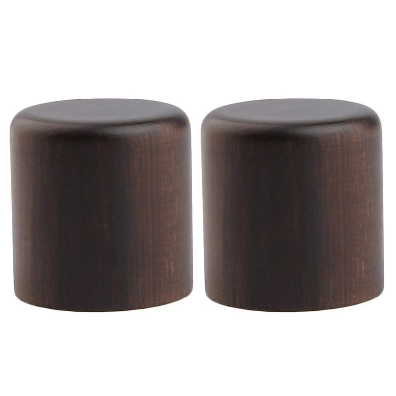 KAISH 2-Pack Wood Knobs Tele Style Flat Top Dome Knobs Guitar Bass Wood Knob Barrel Knobs Rose Wood