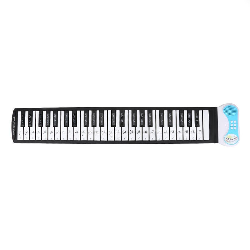 Alomejor Piano Stickers Piano Keyboard Music Note 88 Keys Removable Piano Key Tabs Stickers for White and Black Keys Transparent