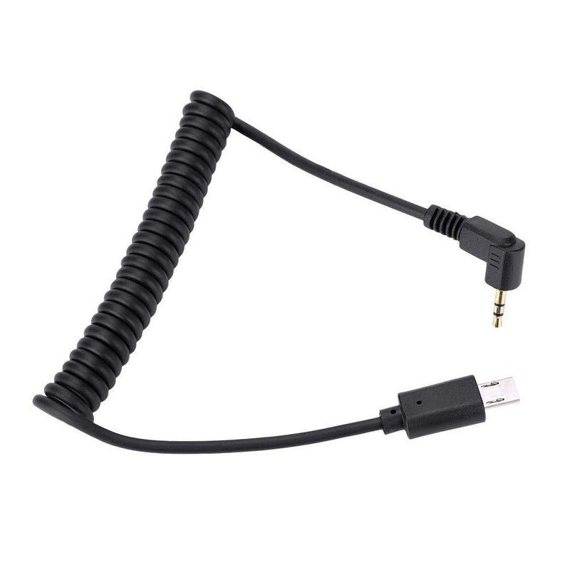 RM-VPR1 3.5mm/2.5mm S2 Shutter Release Cable Cord for Sony A7III/A9/A99 II/A7 II/A6500 Camera(2.5mm-S2) 2.5mm-S2