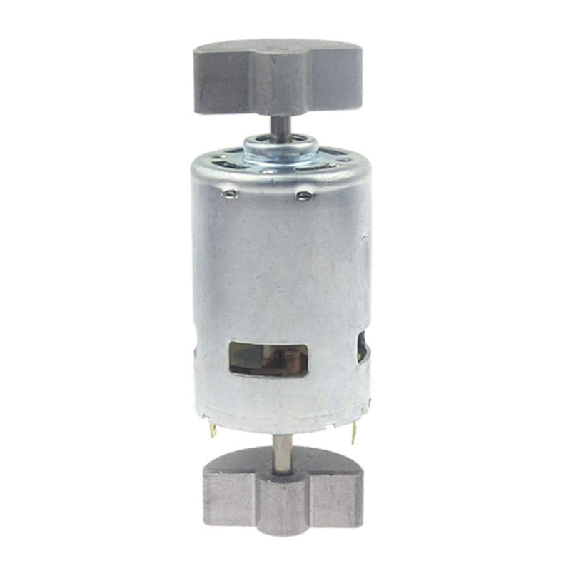 BestTong DC 12V-24V 8000RPM 775 Brushed Vibration Motor DOUBLE-HEAD High Torque Electric Vibrating Motors with 2 Iron Rotating Mass
