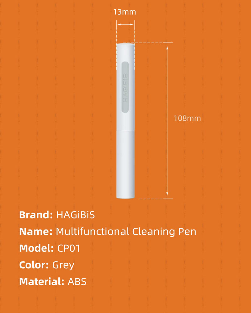 Hagibis Cleaning Pen for Airpods Pro 1 2 Multi-Function Phone Cleaning Kit Soft Brush for Bluetooth Earphones Case Cleaning Tools for Lego Huawei Samsung MI Earbuds Cleaner