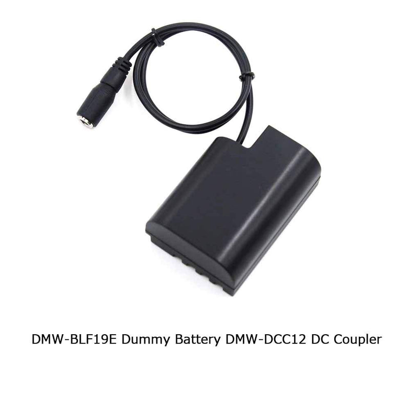 Mobile Power USB Charger Cable + DMW-DCC12 DMW BLF19E BLF19 Dummy Battery + 5V 3A Adapter for Lumix DMC-GH3 DMC-GH4 DMC-GH5