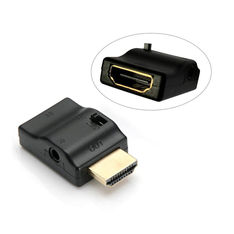 ChenYang CY HDMI Male to Female Remote Controlled HDMI-Compatible 2.0 IR Adapter with CEC ARC Function HDCP Compliant Support to Close CEC CEC/ARC HDMI Adapter x1