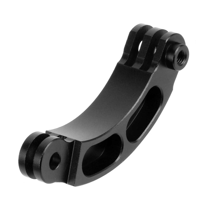 Aluminum Alloy Curved Extension Pivot Arm Mount for GoPro Hero 4 5 6 7 8 9 Black Silver Session, AKASO/Campark/YI & Other Cameras