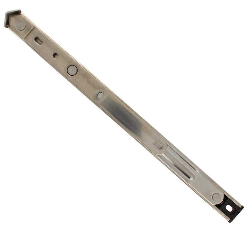 MroMax 12 Inch Square Slot Casement/Hanging Window Hinge and 202 Stainless Steel Silver Tone 2PCS