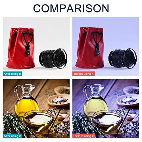 [AUSTRALIA] - Sedremm Gray White Balance Card Tri-Fold Light Reflector, 37x37cm 3 in 1 Focus Board Double Face Foldable 18% Grey/Black/White Balance Reference Card with Carry Pouch for Canon Nikon Sony DSLR 