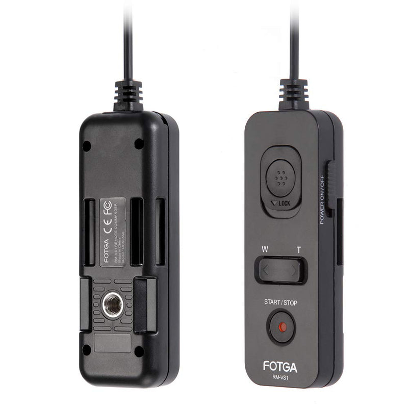 Fotga 39.4Inch Remote Control Shutter Release Cord for Sony A1 A9 A7 A7S A7R II III IV A6100 A6400 A6500 A6600 6300 RX100 VII M7 RX100M6 M4 M5 RX10M3 M4 A77 A99 II FDR-AX700 FX3 ZV-1 as RM-VPR1 RM-VPR1(1M Cable)