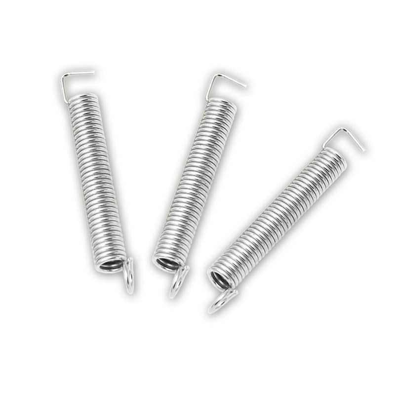 NEWMAY Pack of 10 Tremolo Springs for Electric Guitar, Tremolo Bridge Springs Guitars Parts for Stratocaster, Silver