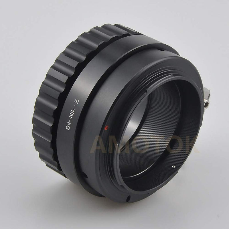 B4 to Z7 Camera Adapter,B4 2/3" Broadcast Lens to for Nikon Z Mount Z6 Z7 Full Frame Camera B4 to Nikon Z adapter