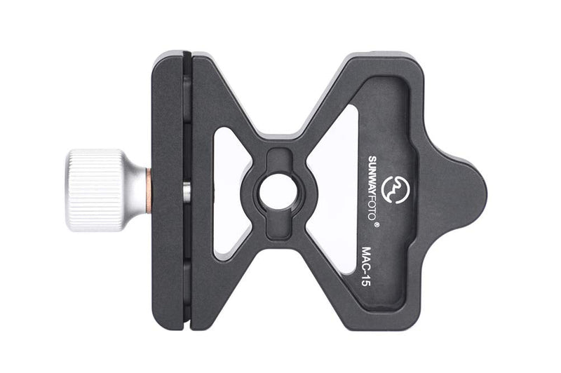 Sunwayfoto MAC-15 60mm Clamp Compatible with Arca / RRS / RC2 QR Plates