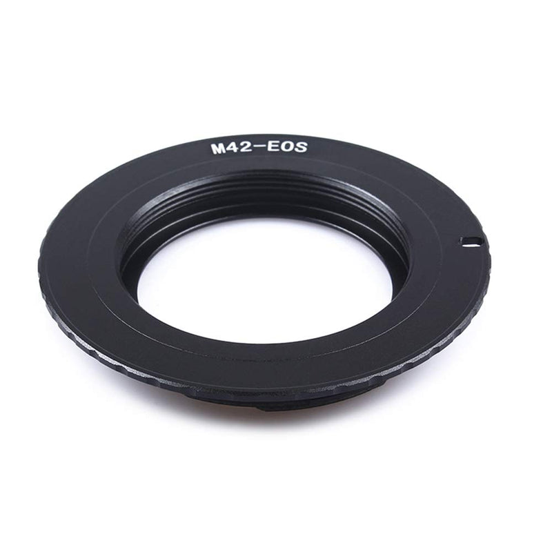 M42 to EOS Lens Adapter,M42 (42mm) Screw Lens to Compatible with for Canon EOS Cameras, fits EOS 1D, DS, Mark II, III,IV,1DC,1DX,D30,D60,10D,20D,20DA,5D,Mark II,Mark III,7D,Rebel XT,XTi,XSi,T1,T1i M42 to EOS adapter