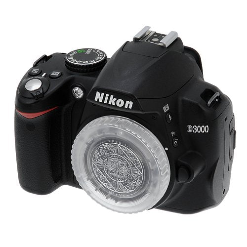 Fotodiox Designer (Clear) Body Cap Compatible with Nikon F-Mount Cameras Clear