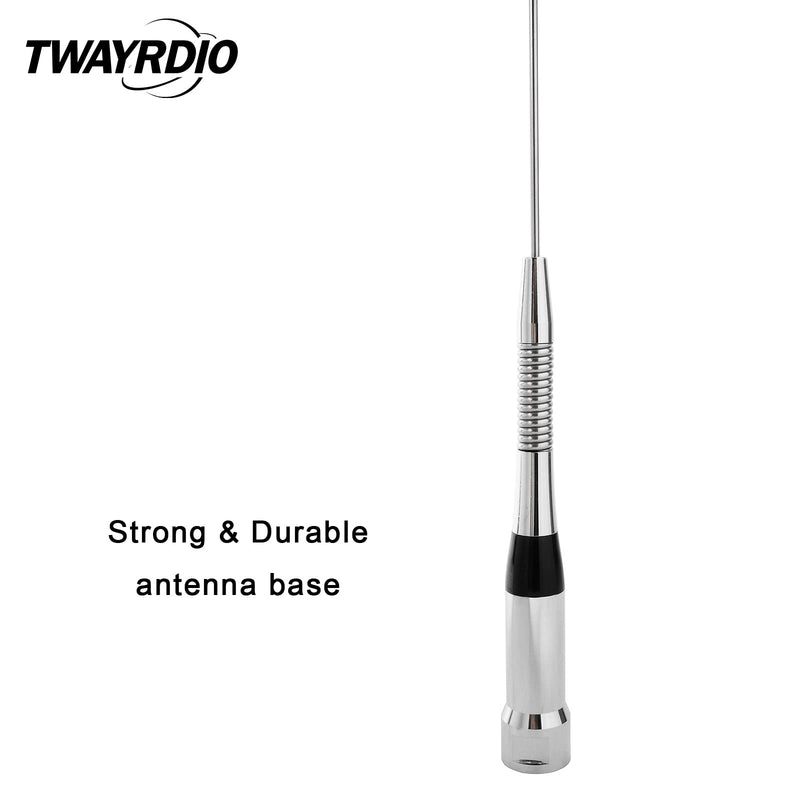 HYS Dual Band VHF&UHF 144/430MHz Antenna for Car Bus Truck Mobile Ham Radio Two Way Radio TC-VU10A
