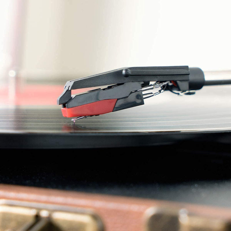 Lahviuu 2 Pieces Record Player Needle with 1 Cartridge,Turntable Needles Record Player Stylus Technics Turntable,for Vinyl Record Player Phonograph
