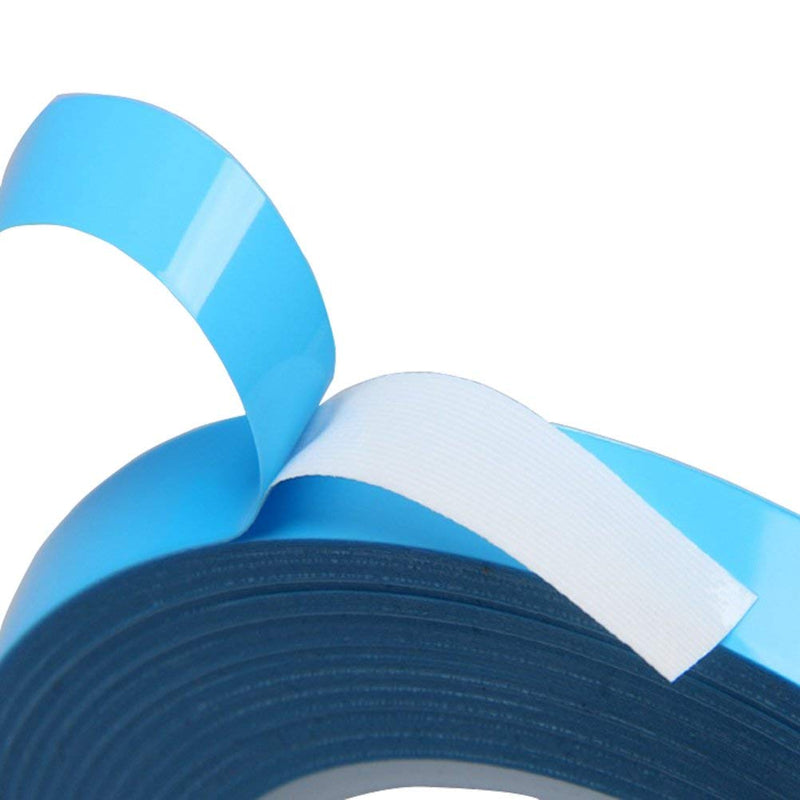 Thermal Adhesive Tape, 25m x 15mm x 0.20mm Double Side Thermal Tapes Cooling Pad Apply to Heatsink, LED, IGBT, IC Chip, Computer CPU,GPU, Modules, MOS Tube, SSD Drives