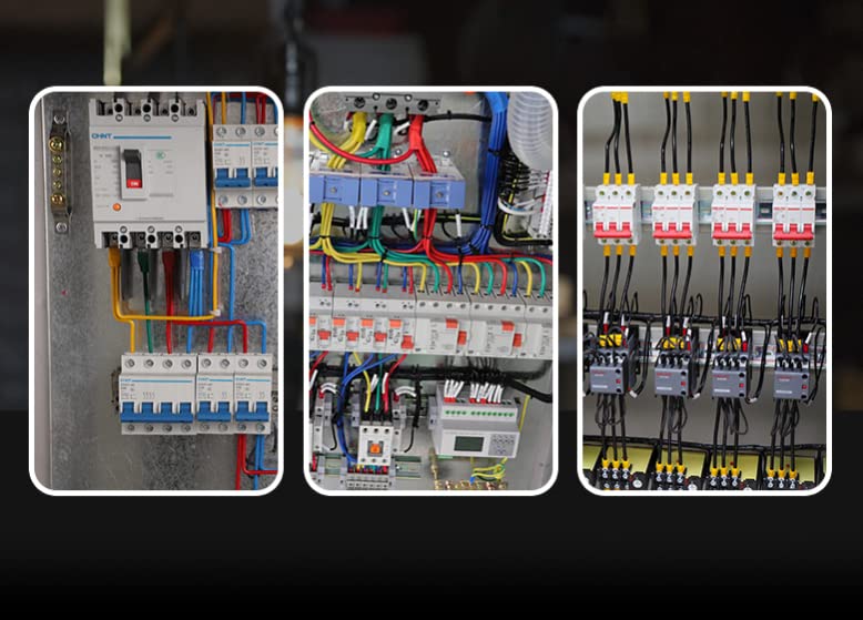Fielect 7Pcs Terminal Bus Bar 5 Positions Terminal Block Connector Bar 6.07mm Wire Dia Screw Terminal Grounding Strip Bus Bar Single Row High Bridge Design Electric Barrier Bus Bars 7Pcs KT058-5