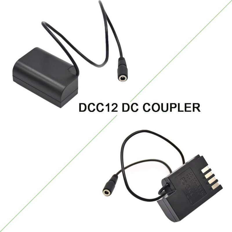 Gonine DMW-DCC12 DMW-AC8 AC Power Adapter DC Coupler Charger Kit Compatible with Panasonic BLF-19 Battery, Lumix DMC-GH3 DMC-GH4 DMC-GH3K DMC-GH4K DC-GH5 DC-G9 Digital Camera.