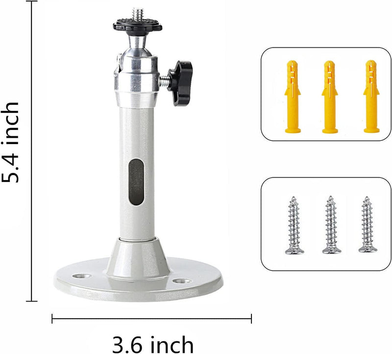 Boewill Mini Ceiling Wall Projector Mount Stand 360° Rotation Tripod Mount Compatible with Most Mini Projectors Digital Camera Camcorder (135mm. Grey) 001