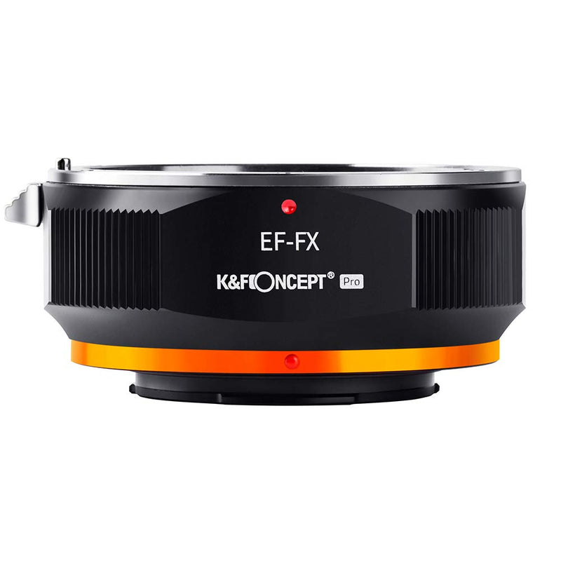 K&F Concept Lens Mount Adapter for EOS EF/EFS Lens to FujiFX Mount X-Pro1 X Camera X-Series Mirrorless Cameras with Matting Varnish Design EOS（EF）-FX