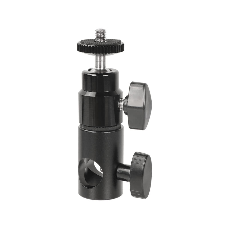 CAMVATE Light Stand Mount Articulated 1/4''-20 Mini Ball Head for Monitor/LED Light