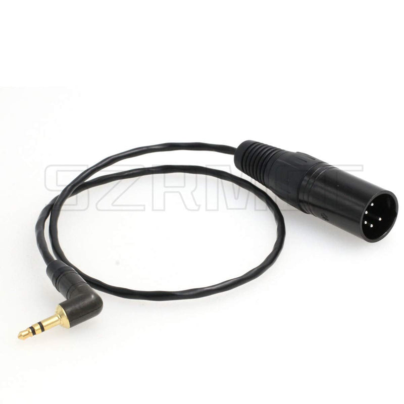 SZRMCC Stereo 3.5mm to XLR 5 Pin Male Audio Input Cable for Arri Alexa XT/SXT/Amira Camera