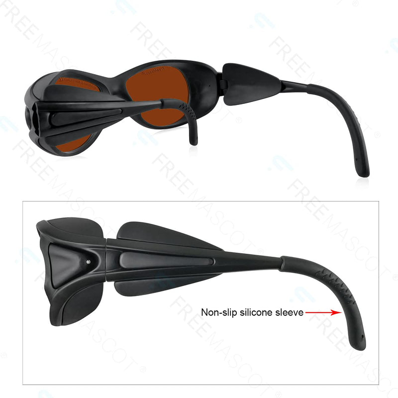 FreeMascot OD 6+ 190nm-550nm / 800nm-1100nm Wavelength Professional Laser Safety Glasses Style 2