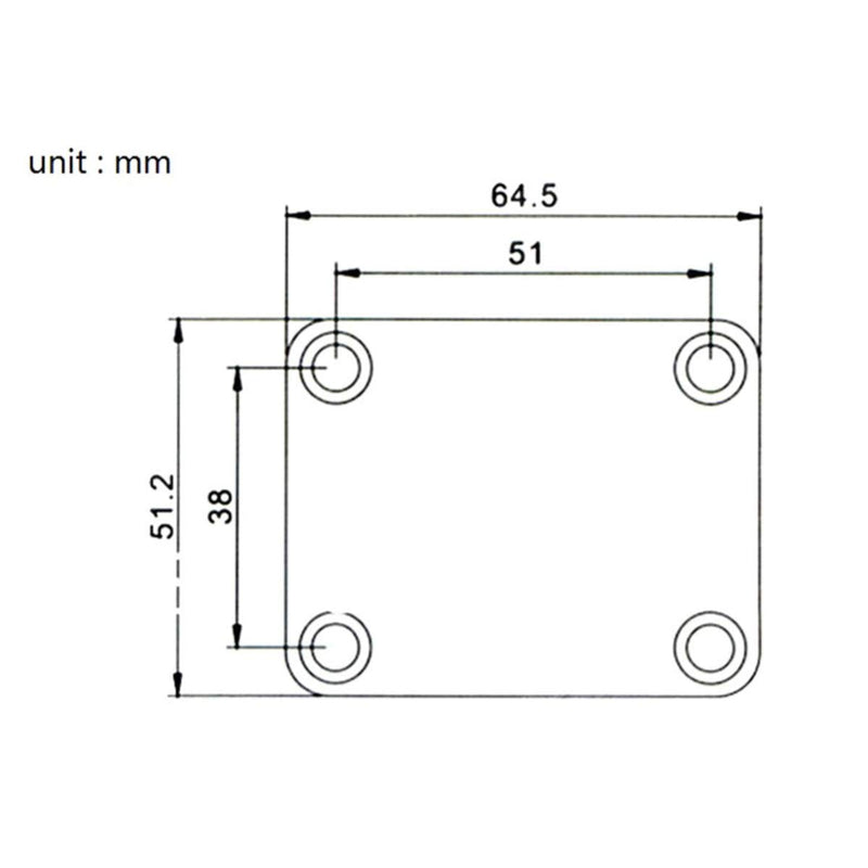 2 Pack Guitar Chrome Neck Plates with Screws for Electric Guitars, Strat Tele Style Guitar Cigar Box Guitar Parts Repair Replace