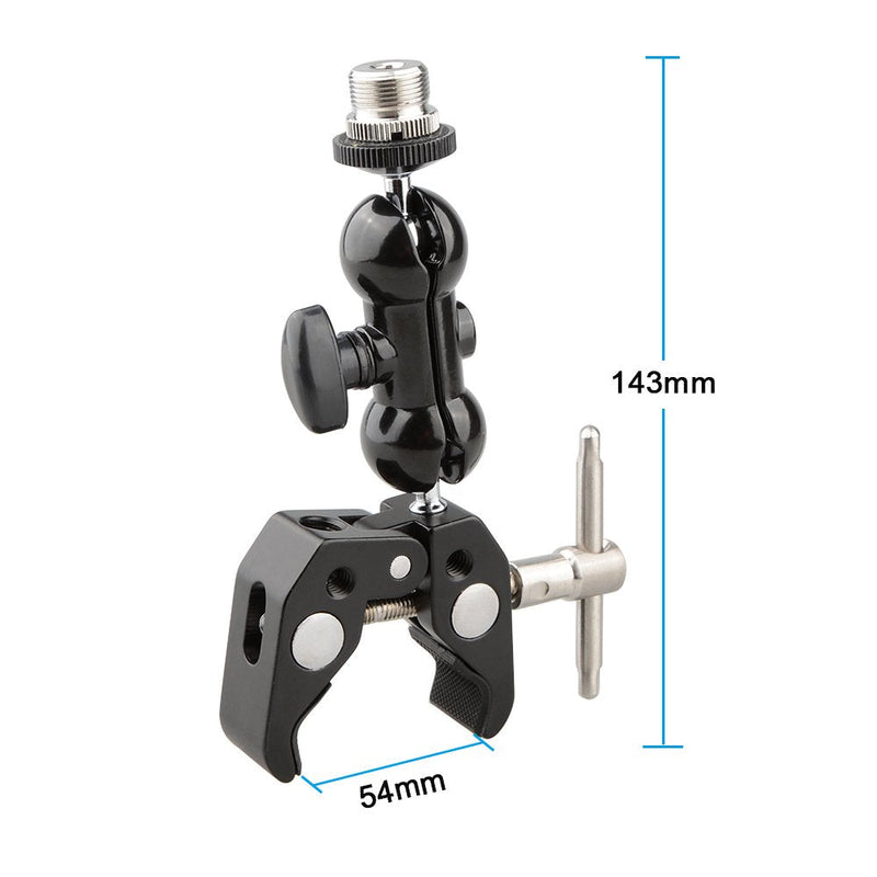 [AUSTRALIA] - CAMVATE Crab clamp & Mini Ball Head Camera Mount for Microphones - 1196 