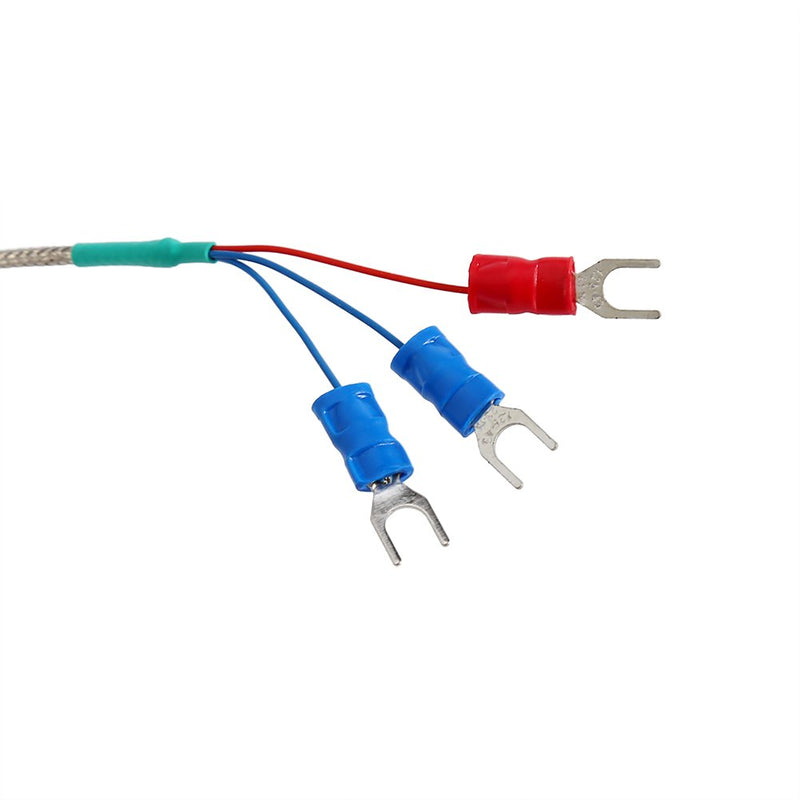 RTD PT100 Temperature Sensor Probe(0.23"x 2“), 1/2" NPT Thread with 2 Meter Cable,-50 to 300 ℃