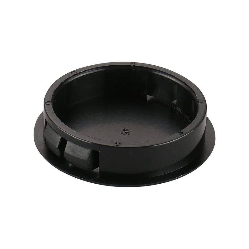Baomain Plastic Locking Hole Plugs Panel Hole Diameter 1.75" (45mm) Black HP-45 Pack of 25