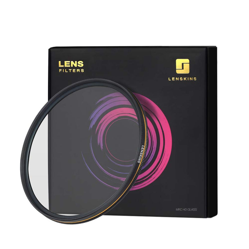 [AUSTRALIA] - LENSKINS 58mm CPL Circular Polarizing Filter for Camera Lenses, 16-Layer Multi-Resistant Nano Coated, Ultra Slim, German Optics Glass, Weather-Sealed, Circular Polarizer Filter with Lens Cloth 