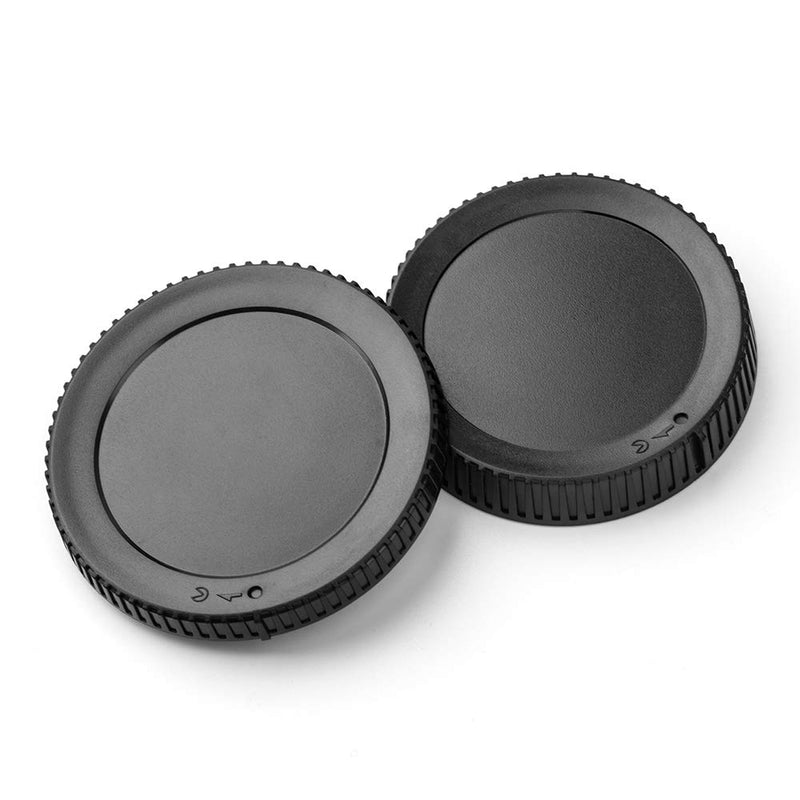 Body Cap and Rear Lens Cap Cover Replacement Set for Nikon Z Mount Mirrorless Digital Camera & Z Mount Lens