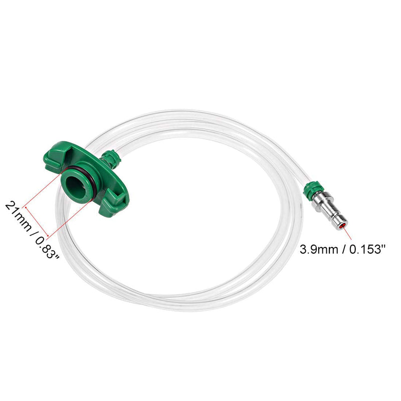 uxcell Air Tube 50cc Glue Adhesive Dispenser Syringes Connector Adapter for Industrial 3 Pcs