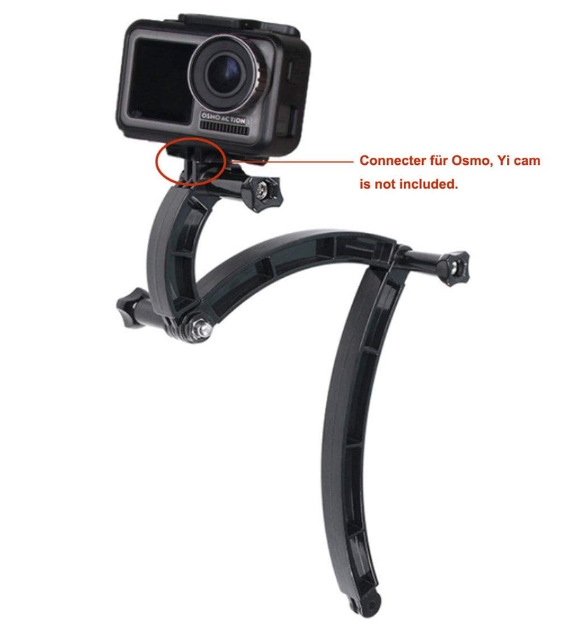 OctinPris 3-in-1 Curved Arced Extension Arms in Different Lengths(7.5/13.5/19.5cm) Compatible for GoPro Series, SJCAMs, GeekPro and Other Action Cams ect.