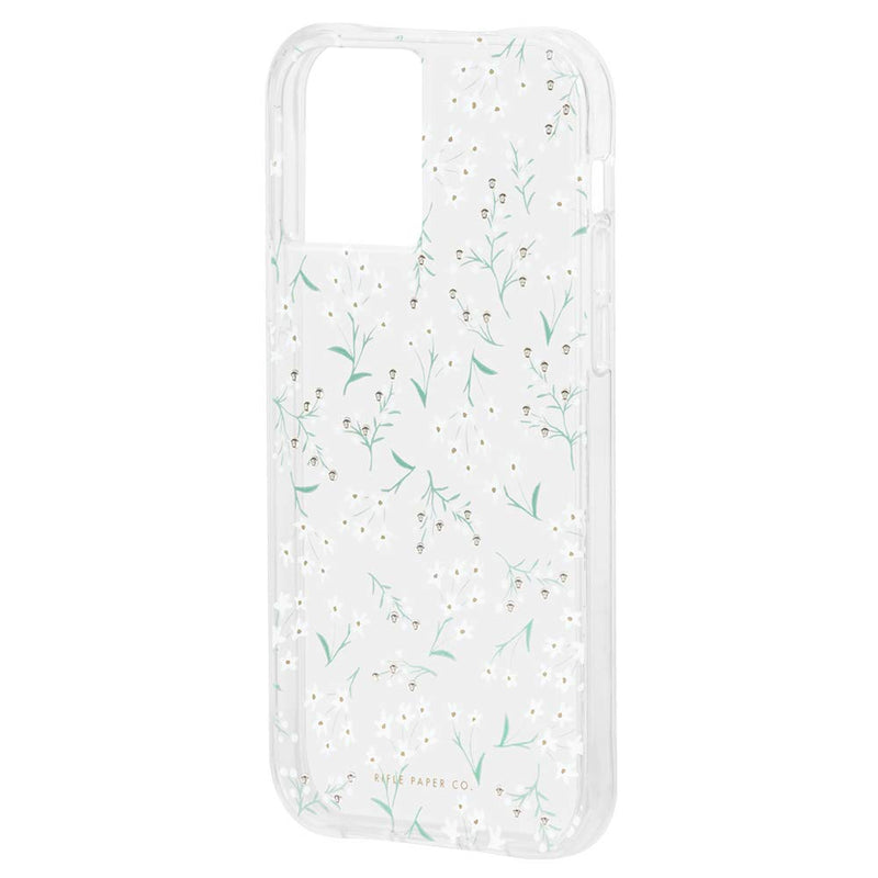 Rifle Paper Co - Case for iPhone 12 and iPhone 12 Pro (5G) - 10 ft Drop Protection - 6.1 Inch - Embellished Petite Fleurs iPhone 12 / iPhone 12 Pro