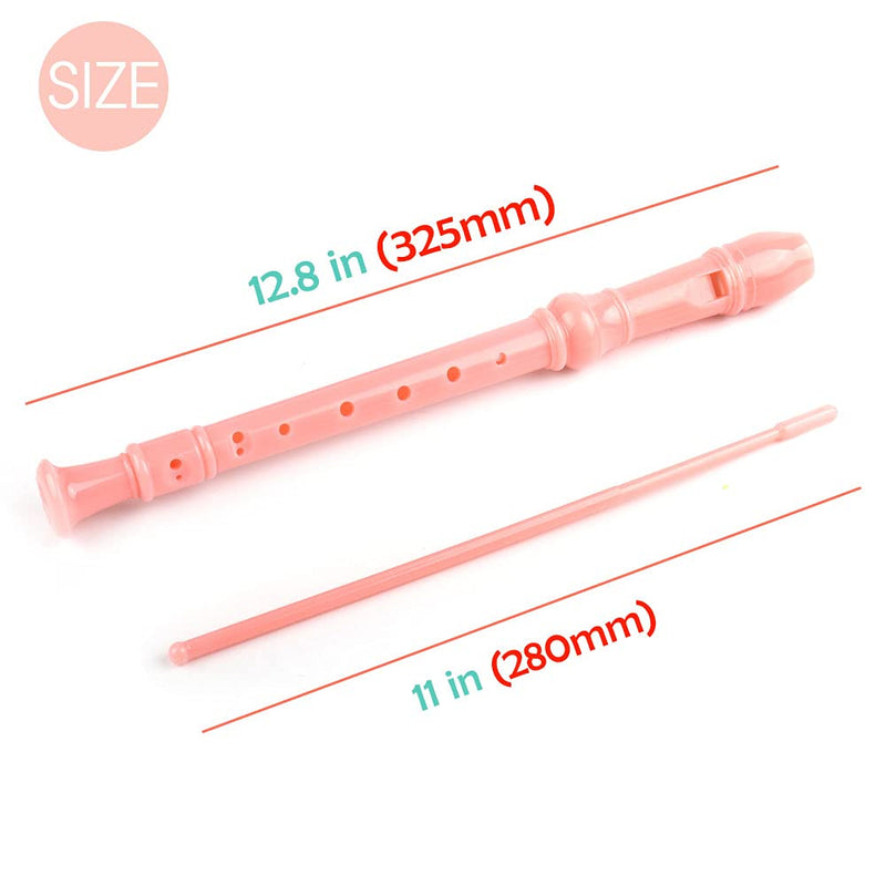 Mr.Power Soprano Recorder (Pink) Pink