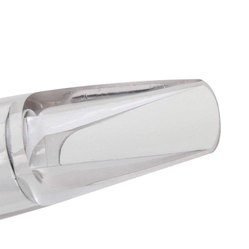 Timiy Plastic Alto Saxophone Mouthpiece Plastic Transparent Replacement Mouthpiece(ALTO)