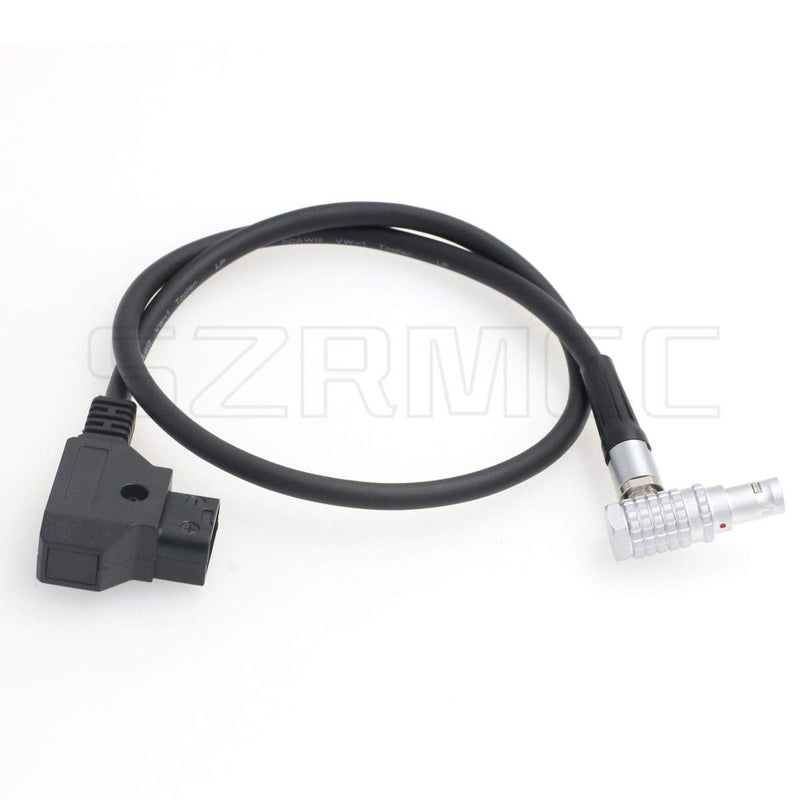 SZRMCC D tap to 0B 2 Pin Power Cable for SmallHD 503 703 Teradek Bolt 300 500 600 (Right Angle, 50cm) Right Angle