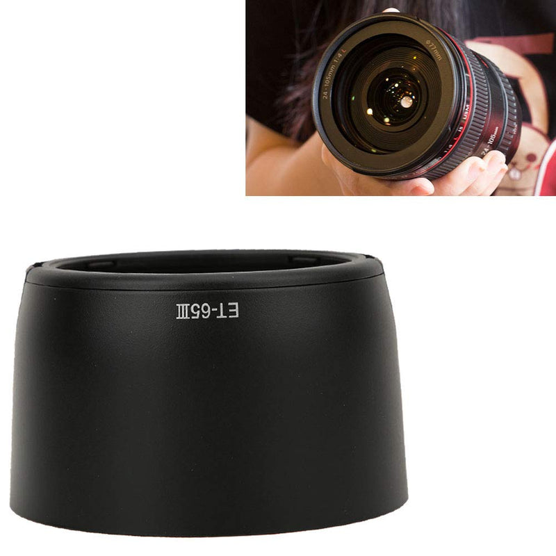 riuty Camera Lens Hood ET-65Ⅲ Quality Plastic for Canon EF-S 18-135mm f for 3.5-5.6 is USM