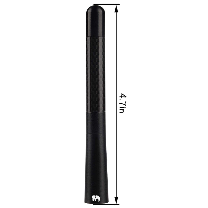 ONE250 Short Antenna for BMW Motorcycles - Will fit Any K1600GTL (2011-2018), K1600GT (2011-2018), R1200RT (2014-2021) Bikes (Black) Black