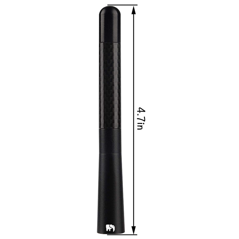 ONE250 Antenna, Compatible with Ford F-Series (F-150 F-250 F-350 Super Duty Ford Raptor Ranger Trucks 1997-2023) - Designed for Optimized FM/AM Reception (Black) Black