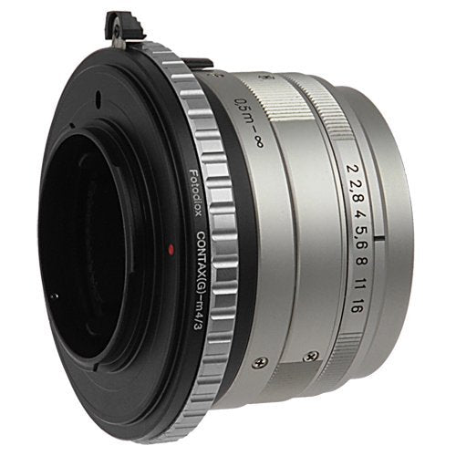[AUSTRALIA] - Fotodiox Lens Mount Adapter, Contax G Lens to MFT Micro 4/3 (Four Thirds System) Camera, for Olympus PEN E-PL1, E-PL1s, E-PL2, E-PL3, E-P2, E-P3, E-M, OM-D, E-M5, Panasonic Lumix DMC-G1, G2, G3, G10, GX1, GH1, GH2, GF1, GF2, GF3, GF5, Panasonic AG-AF100 