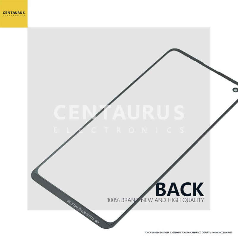 CENTAURUS Galaxy A21s 2020 Replacement Front Outer Screen Lens Glass Panel with OCA Glue Compatible with Samsung Galaxy A21s 2020 A217 SM-A217F SM-A217F/DS 6.5" (NOT Include LCD and Touch digitizer)