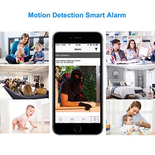 Mini Spy Camera Wi-Fi Hidden Cameras HD 1080P Wireless Security Nanny Cam for Home/Office iPhone/Android/Window Remote View with Motion Detection(Newest app)