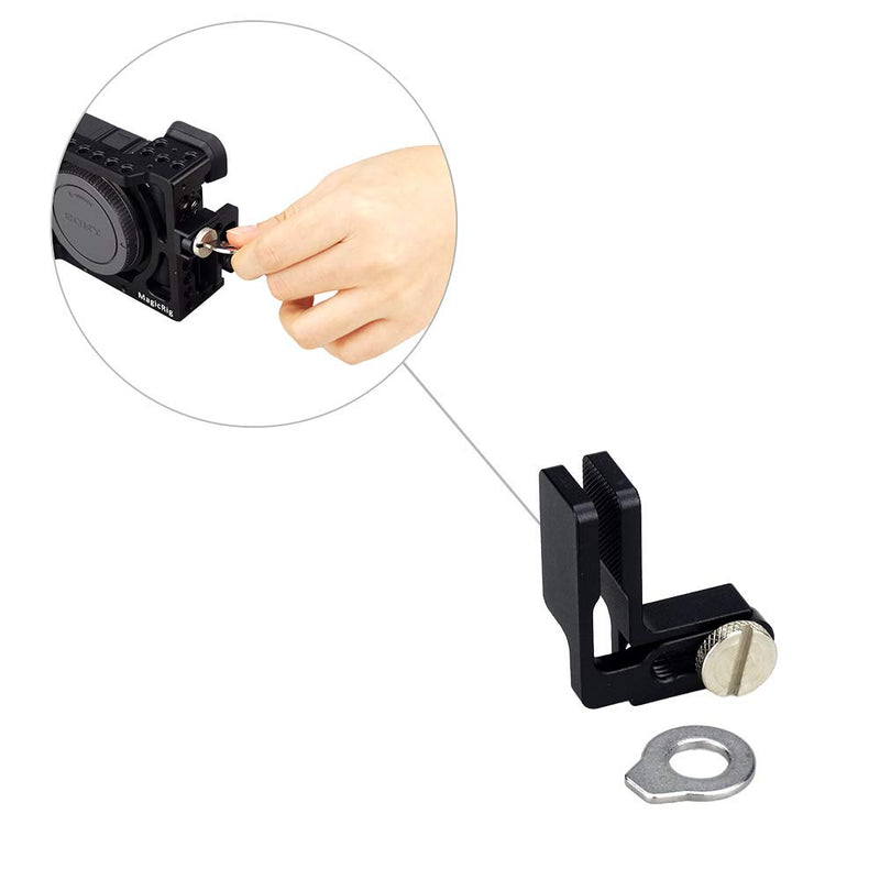 MAGICRIG HDMI Cable Clamp Lock for Sony A6600 A6400 A6500 A6300 A6000 BMPCC 4K BMPCC 6K Camera Cage