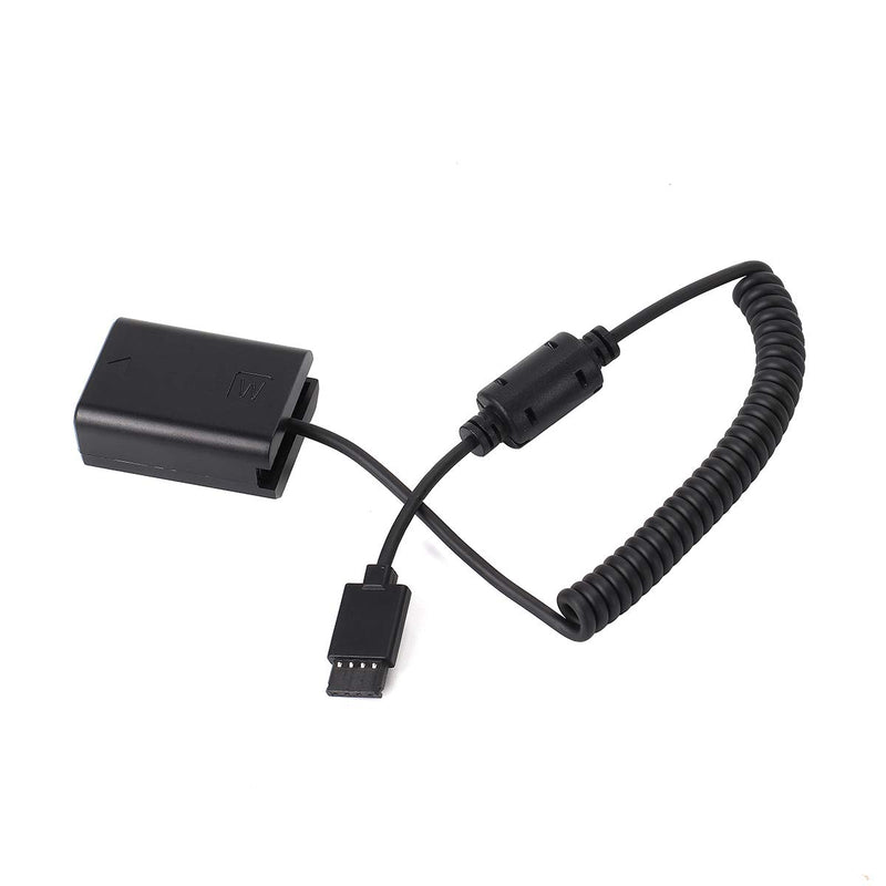 Fotga Power Supply Adapter Cable for DJI Ronin S Gimbal Stabilizer to NP-FW50 Dummy Battery Power Sony Mirrorless Camera A7 A7R A7S A7II A7RII A7SII A6000/A6100/A6300/A6400/A6500 DSC-RX10 II III IV