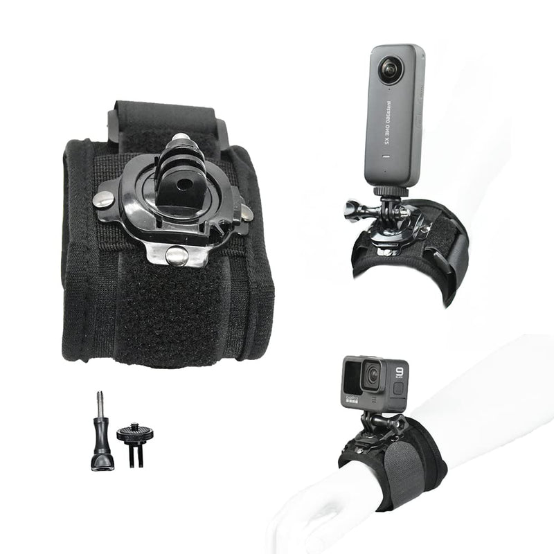 VGSION Camera Accessory Kit Chest Mount Wrist Strap Backpack Clip Mount for Insta360 One X2, Insta360 One RS, Go2, Compatible with GoPro Hero 10, Hero 9, Hero 8, Hero 7