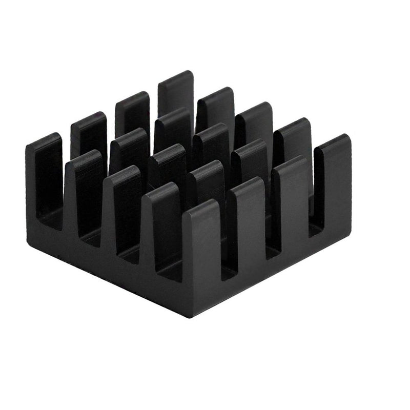 MUZOCT 12Pcs Aluminum Heatsink Cooler Cooling Kit for Raspberry Pi 3, Pi 2, Pi Model B+ Black