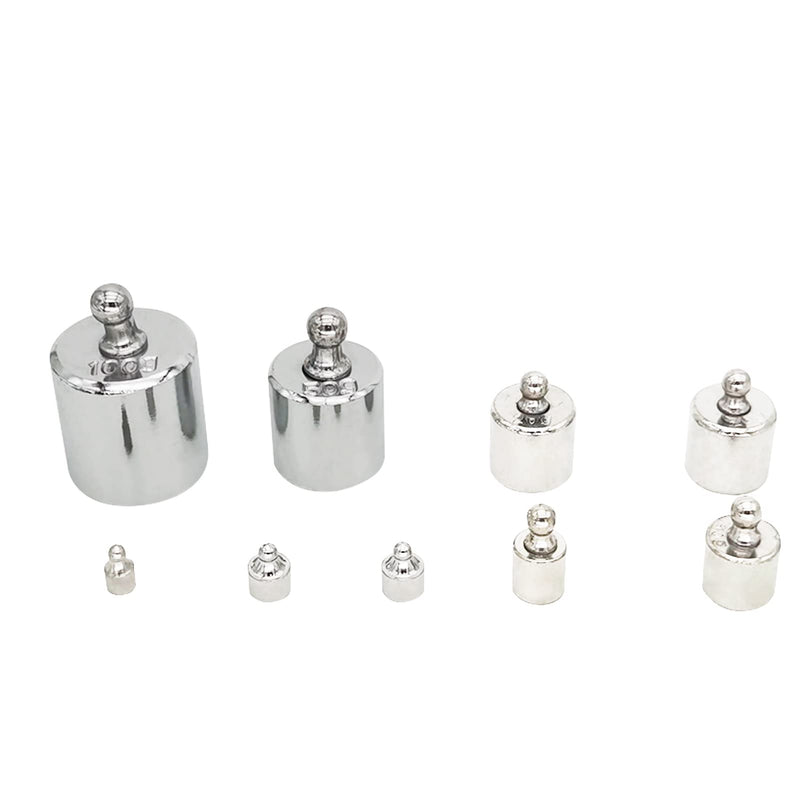 [AUSTRALIA] - 17 Pcs Calibration Weights Set, 10mg-100g Grams Weights Calibration, Precision Stainless Steel Calibration Weight Kit, Scale Calibration Weight Kit for Digital Balance Scale, Jewellery Scale 